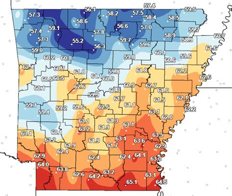 climate in arkansas.